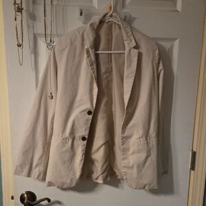 Cat & Jack Off-White Women's Blazer Jacket